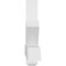 Ekena Millwork Kennewick Architectural Grade PVC Gable Bracket, 96"W x 20"H x 4"D x 4"F, 5/12 Pitch GBP096X20X0404KEN00 - alternate 4